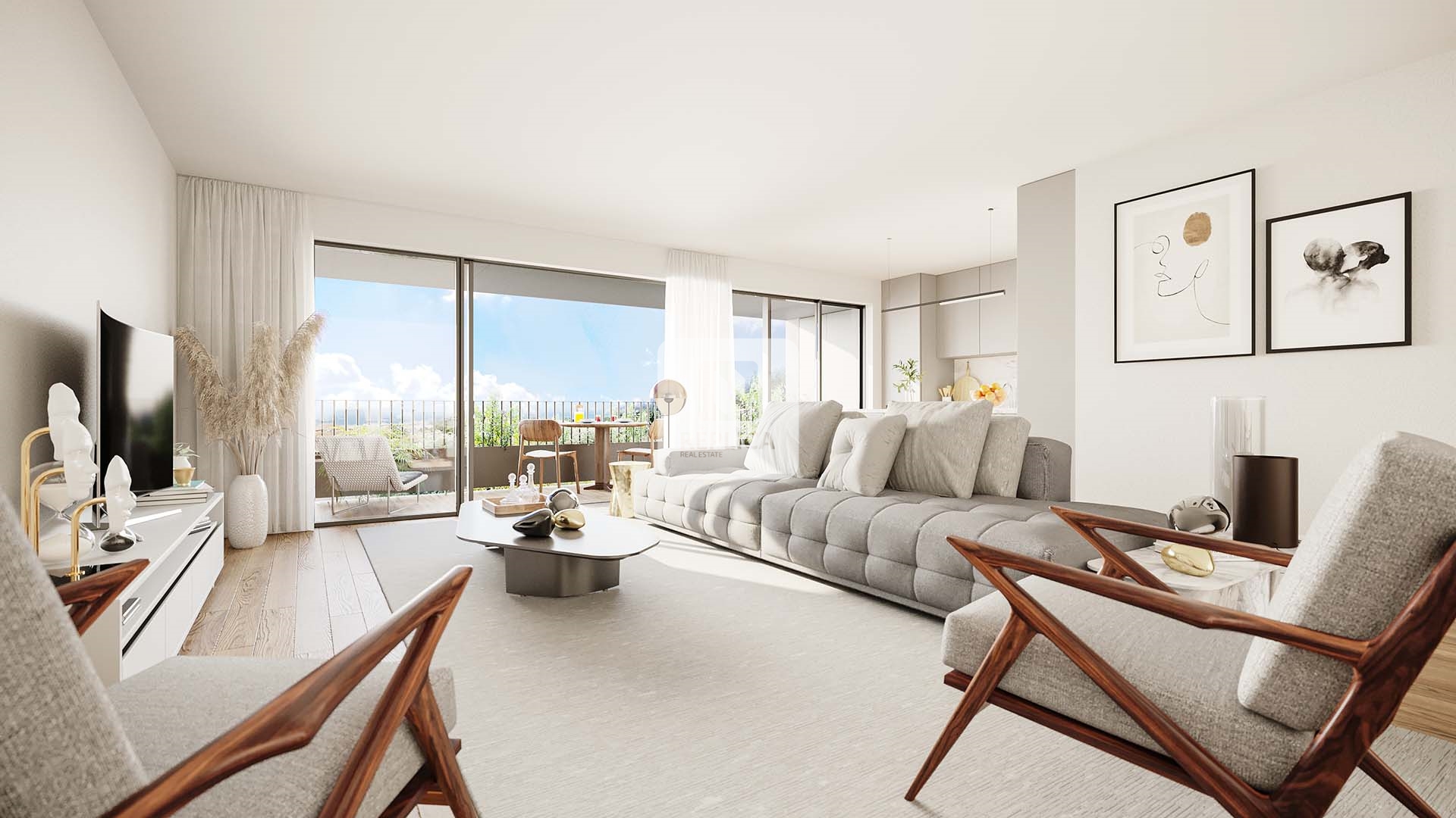 Apartamento T3 em Canidelo - Condomínio com Piscina Exterior e Campo de Padel