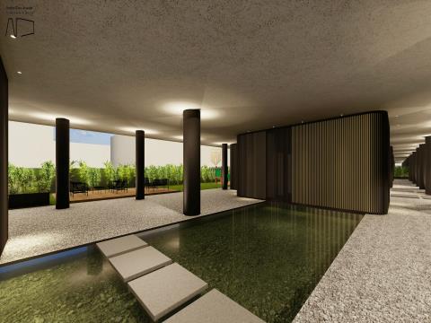 Apartamento T3 novo para venda, com vistas soberbas de rio e mar, em Gaia, Porto