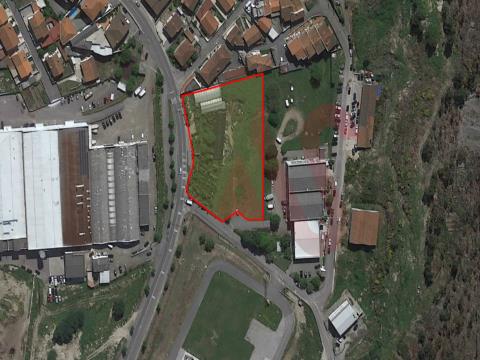 Terreno industrial para construção com 4.962 m2 em São João, Vizela