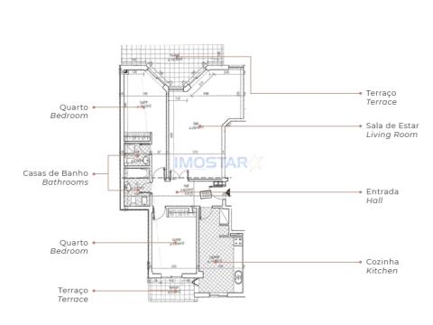 Apartamento T2 (novo, c/piscina e garagem) – Olhão