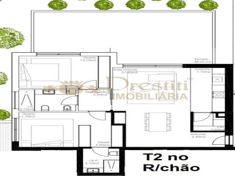 Nuovo appartamento con 2 camere da letto con piscina e giardino privato, Vizela