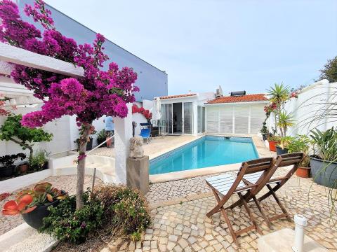 T2 chalet independiente soleado - piscina - barbacoa - jardín - entorno tranquilo - Montes Alvor