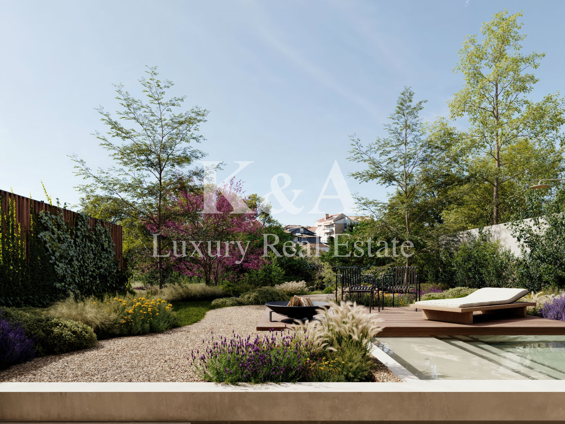 Andar moradia V5,  com jardim e piscina privativa, na Foz