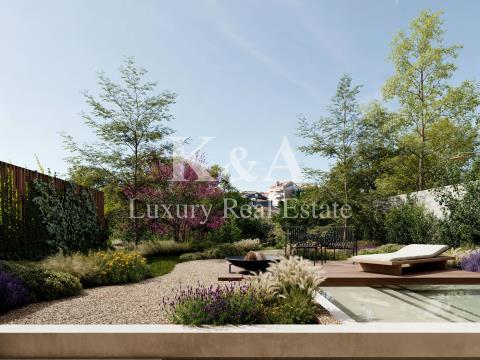 Andar moradia V5,  com jardim e piscina privativa, na Foz