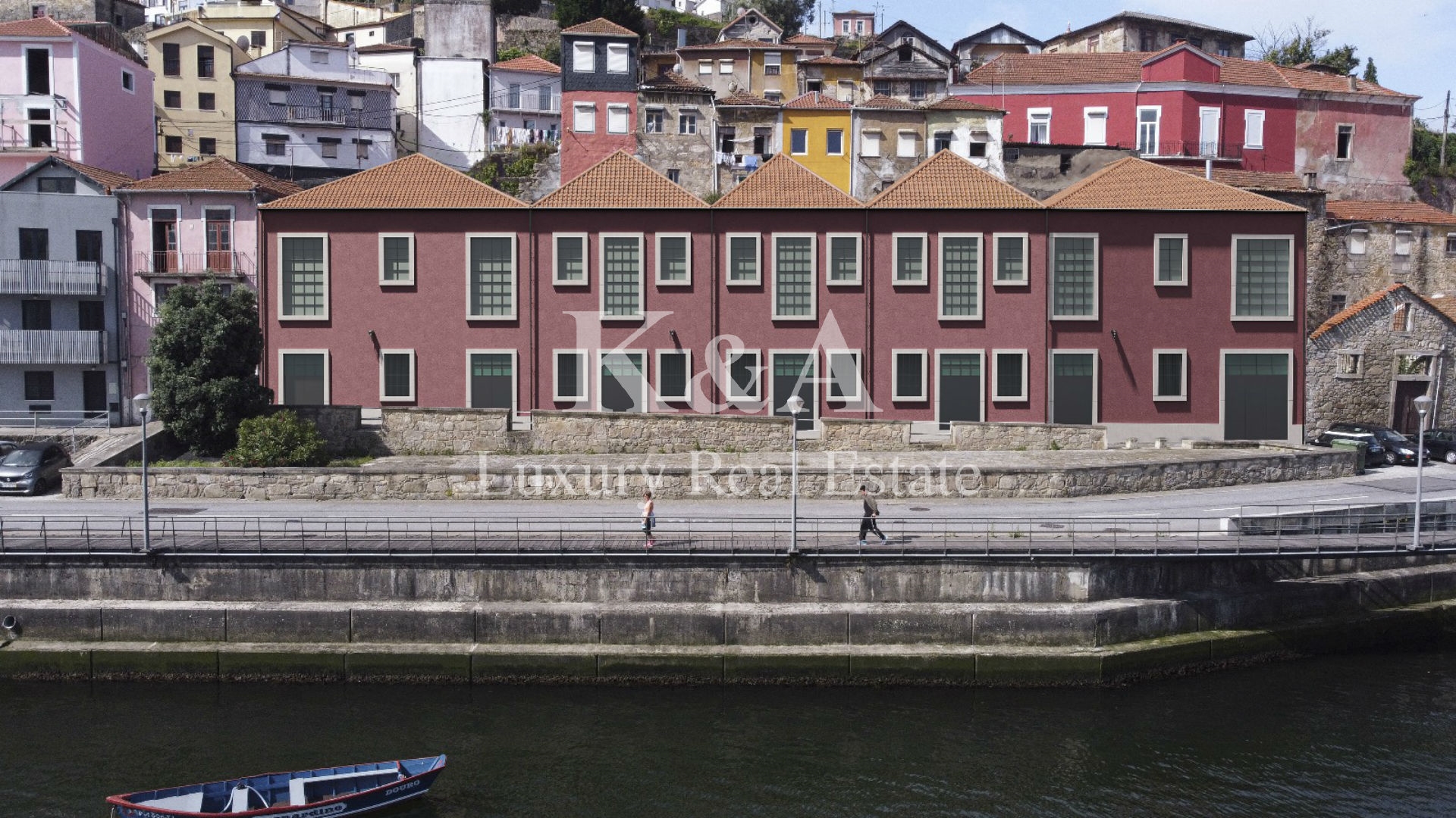 Apartamento T1 em primeira linha de rio em Gaia