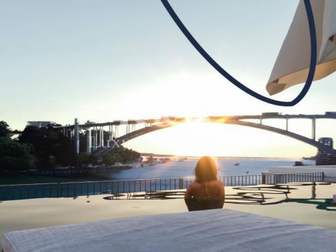 Apartamento T3 com vistas rio