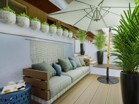 Apartamento T2 com garagem e terraço * Leça do Balio